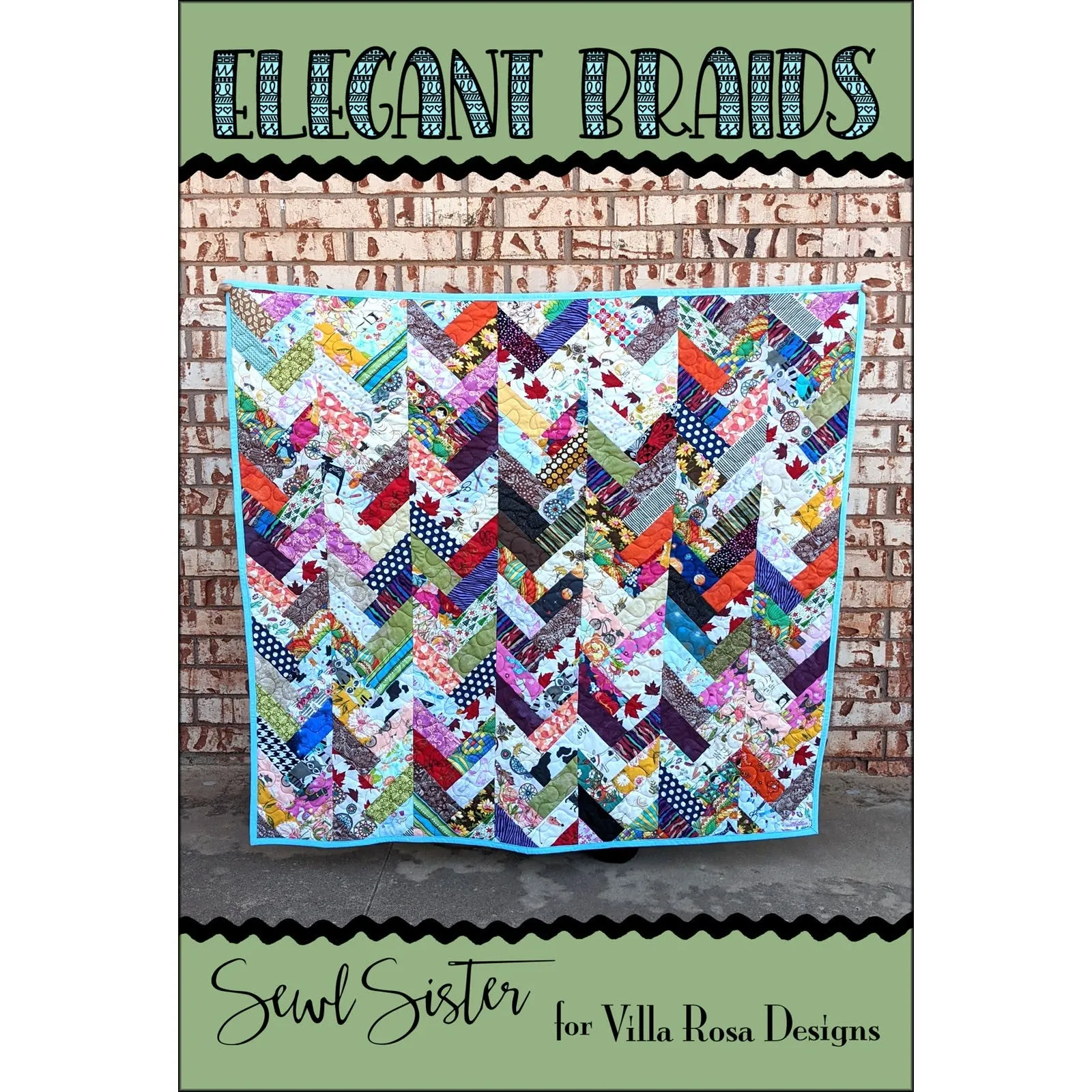 Elegant Braids by Sewel Sister for Villa Rosa Designs (Pattern Card)