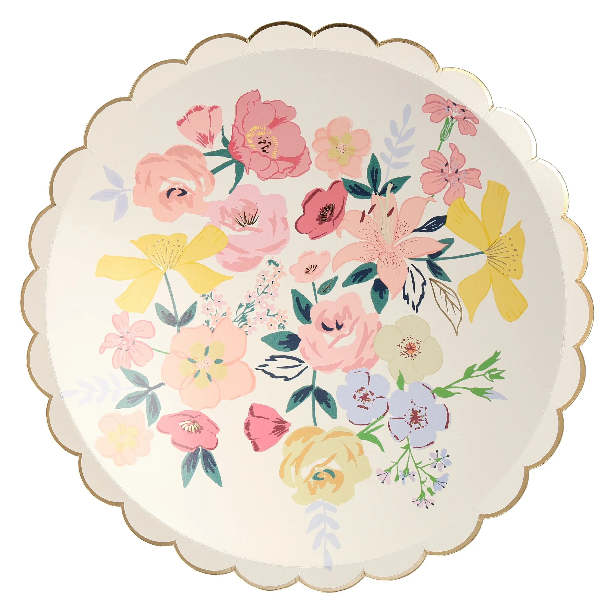 English Garden Dinner Plates (x 8)