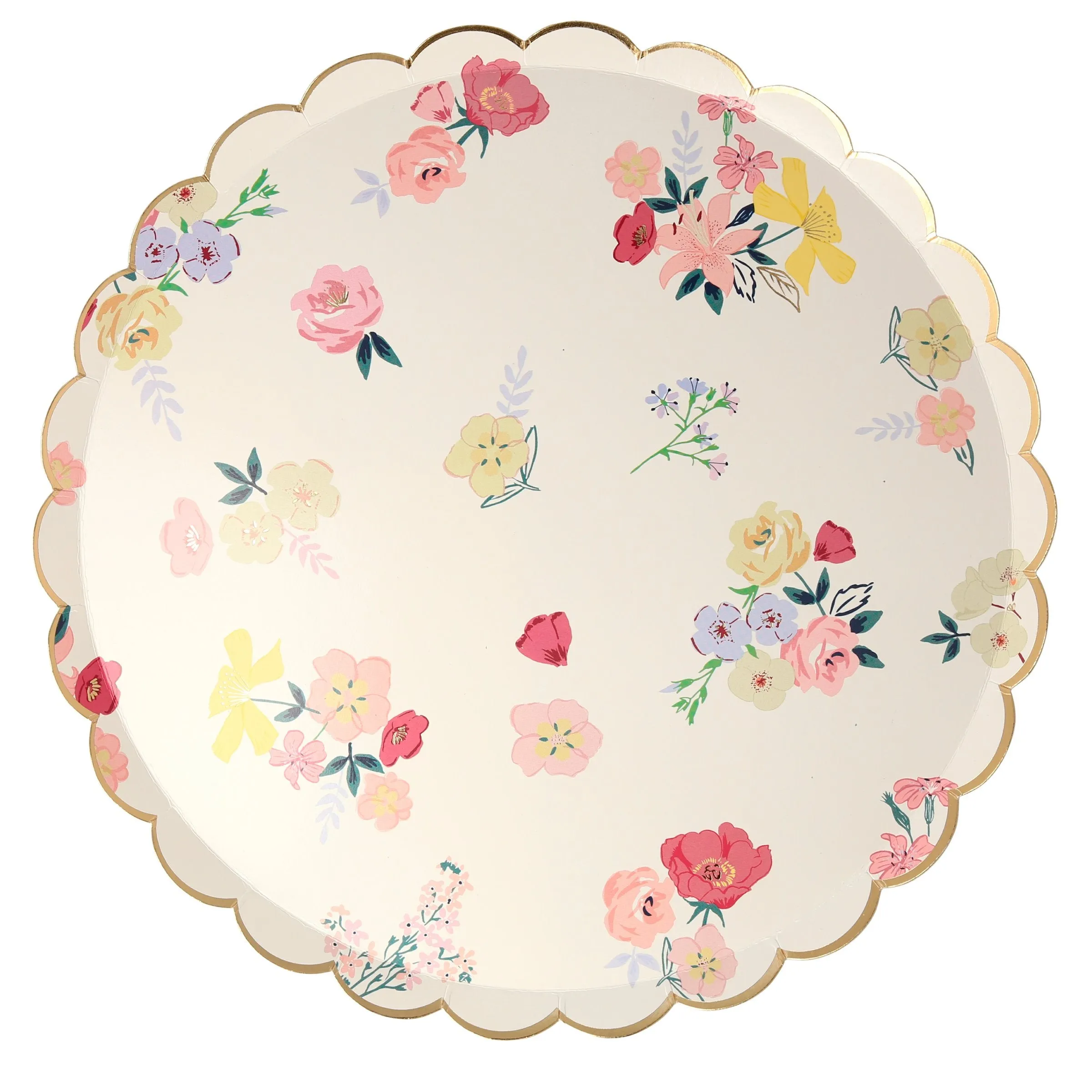 English Garden Dinner Plates (x 8)