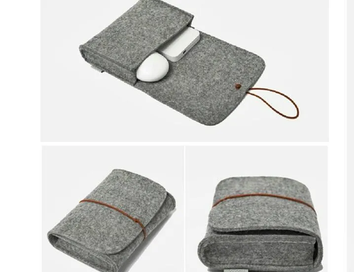 Fashionable Woollen Pouch