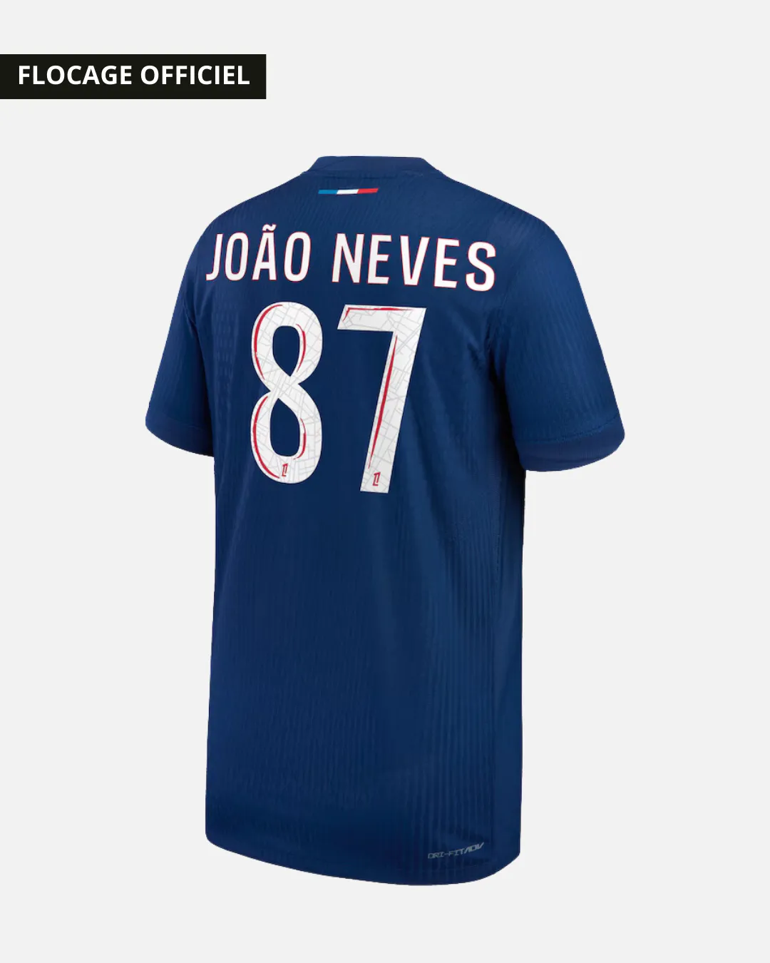 Flocage PSG Domicile 2024/2025 - Adulte - Neves