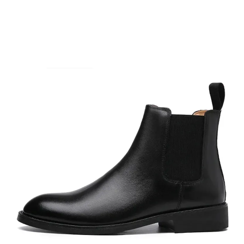 Funki Buys | Boots | Men's Genuine Leather Chelsea Boots