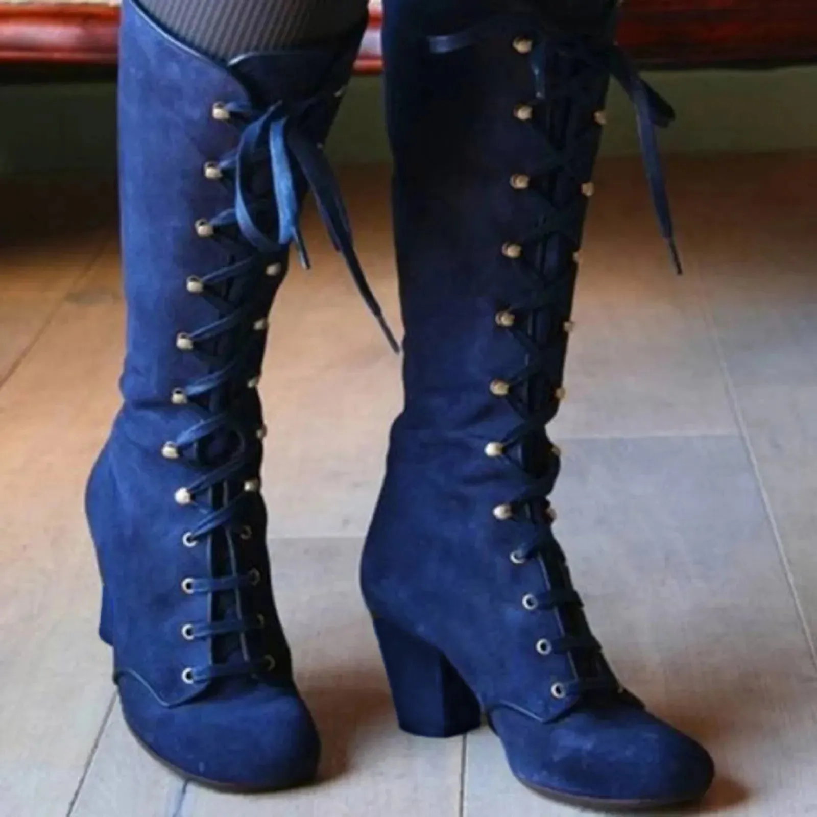 Funki Buys | Boots | Women's Steampunk Lace Up Granny Boots