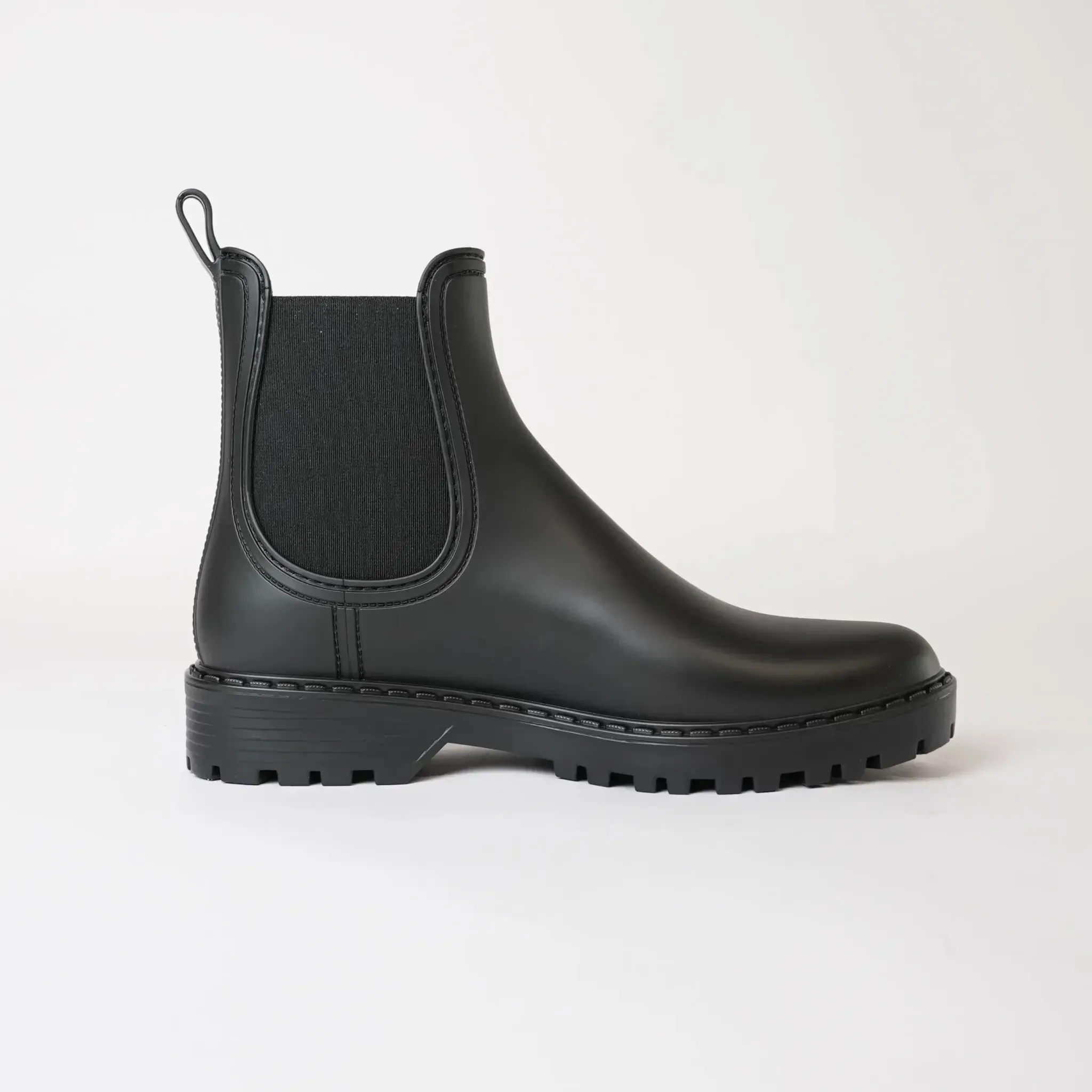 Gaudi Black/ Black Gumboots