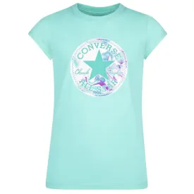 Girls Chuck Patch Aqua Tee Shirt