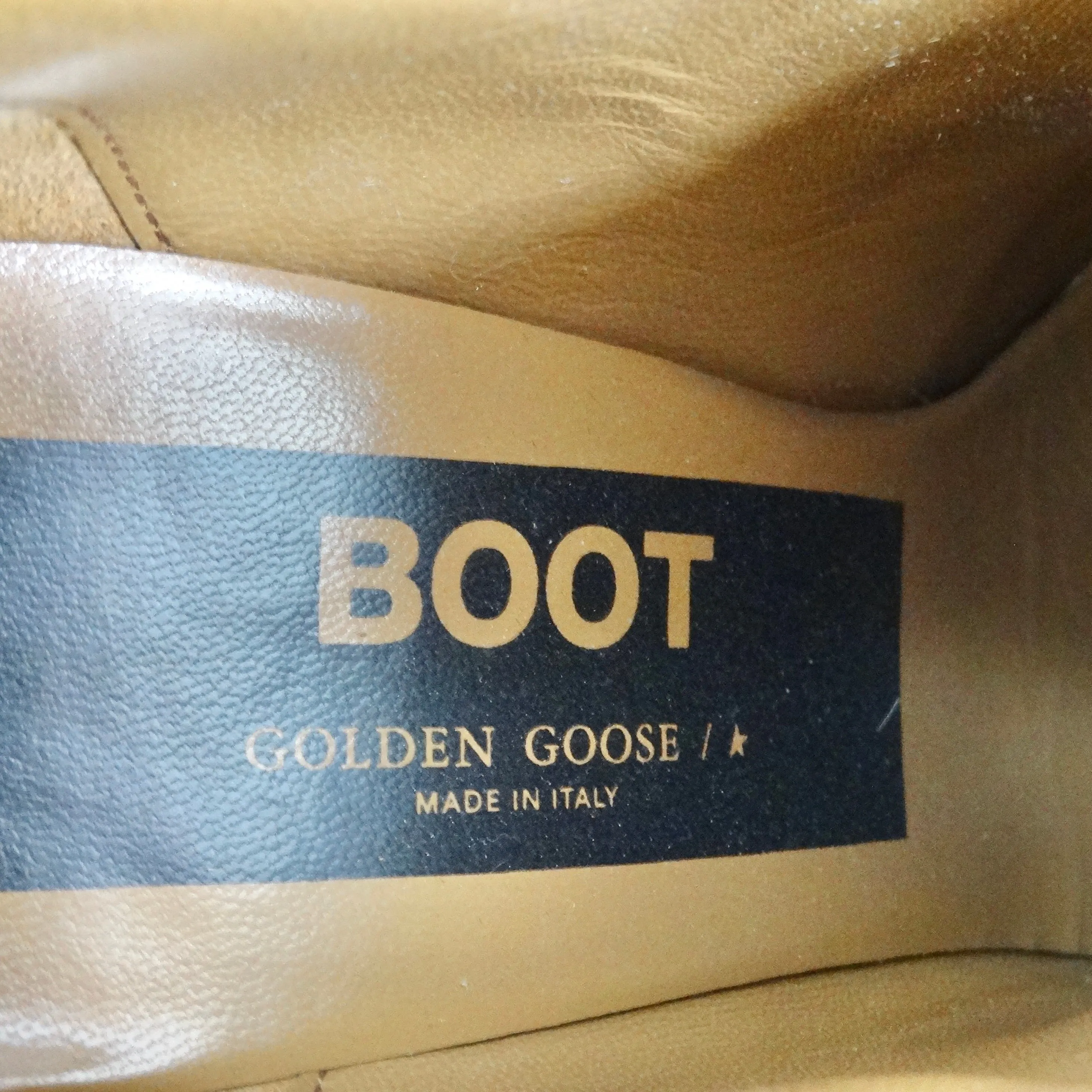 Golden Goose Cow Print Calf Hair Ankle Boots