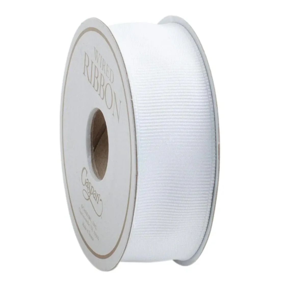 Grosgrain White Ribbon - 1"w x 8 Yard Spool