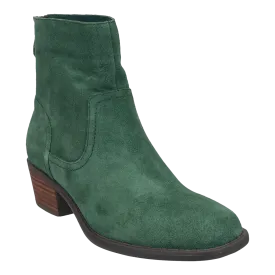 HOMESTEAD in DARK GREEN Heeled Ankle Boots