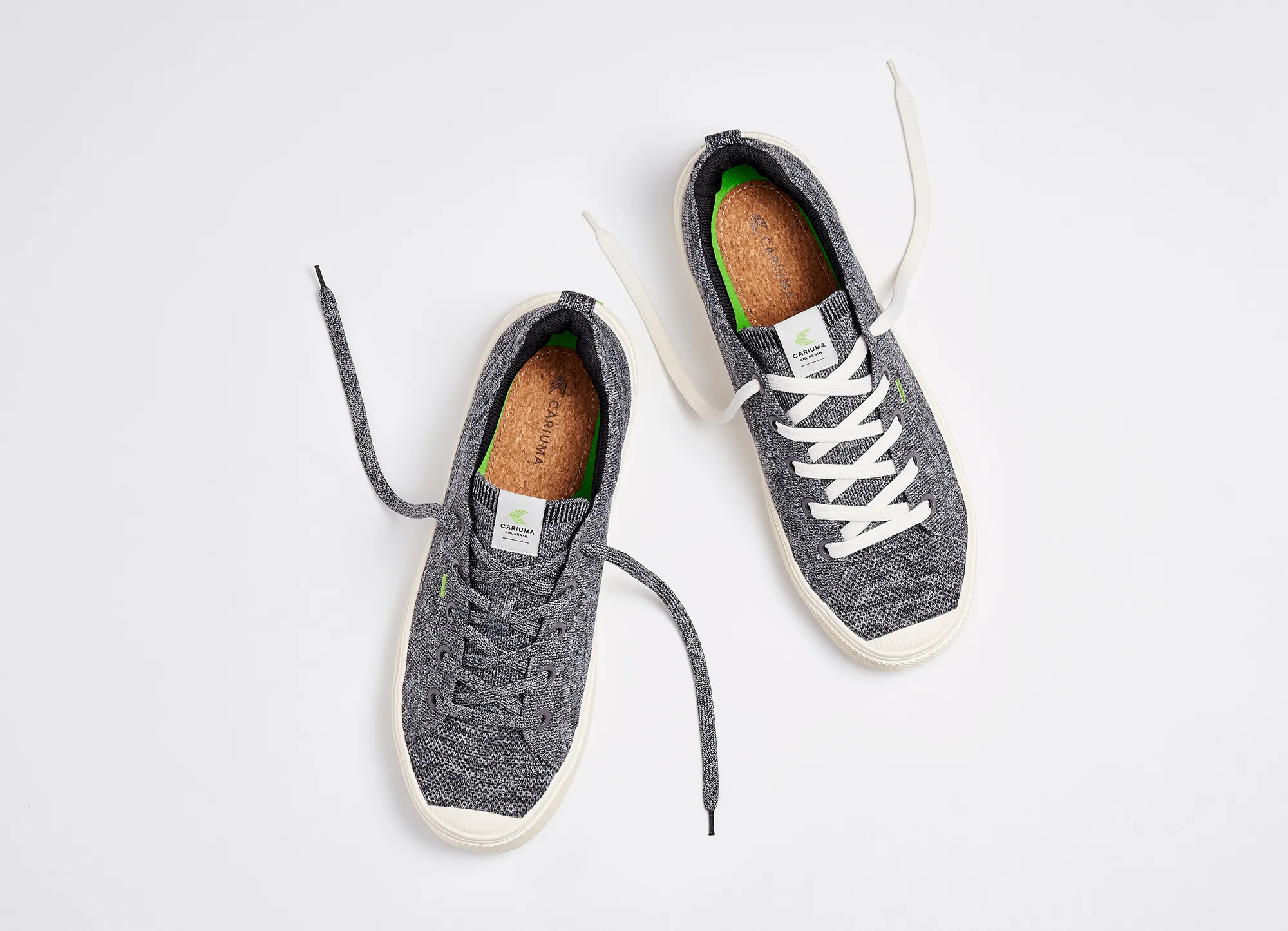 IBI Low Stone Grey Knit Sneaker Men