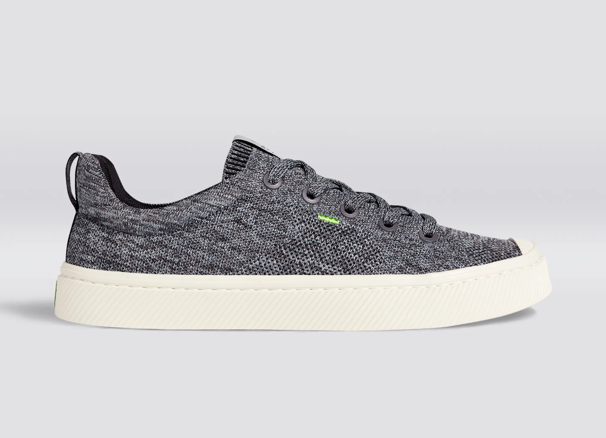 IBI Low Stone Grey Knit Sneaker Men