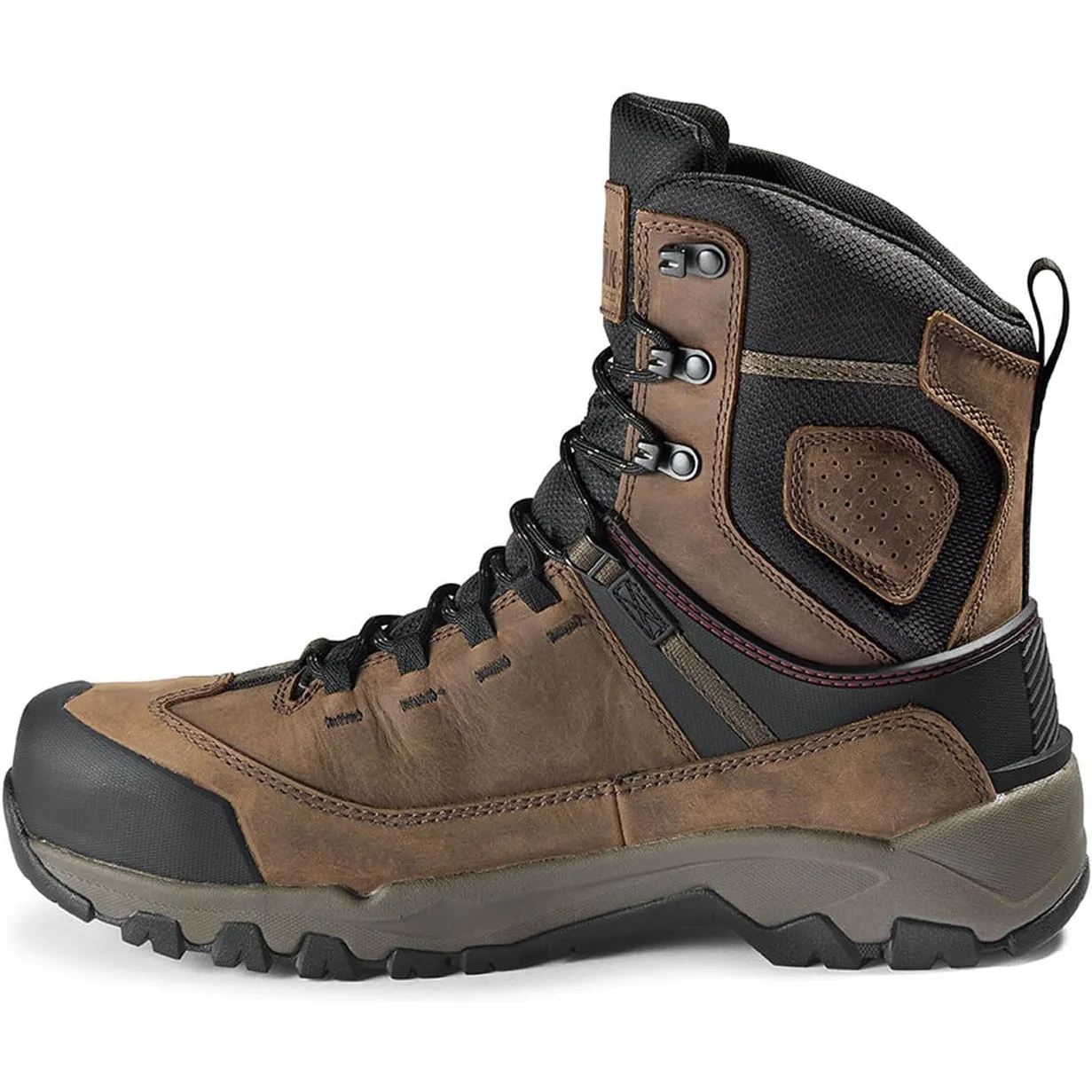 Kodiak Men's Quest Bound 8" Comp Toe WP Safety Work Boot -Brown- 4THHBN