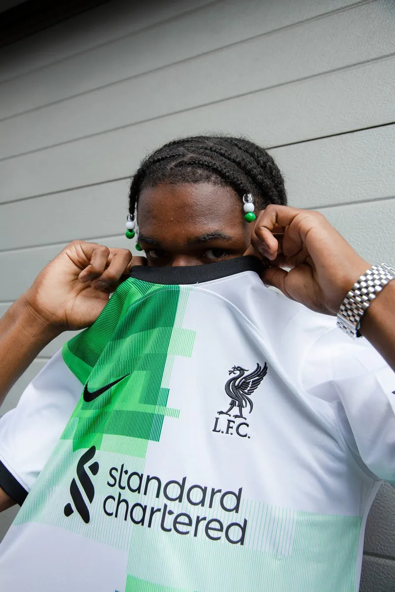 Maillot Extérieur Liverpool 2023/2024 - Blanc/Vert/Noir