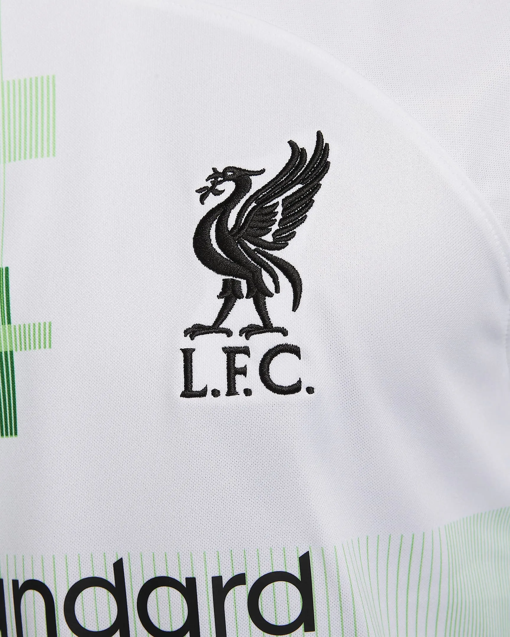 Maillot Extérieur Liverpool 2023/2024 - Blanc/Vert/Noir