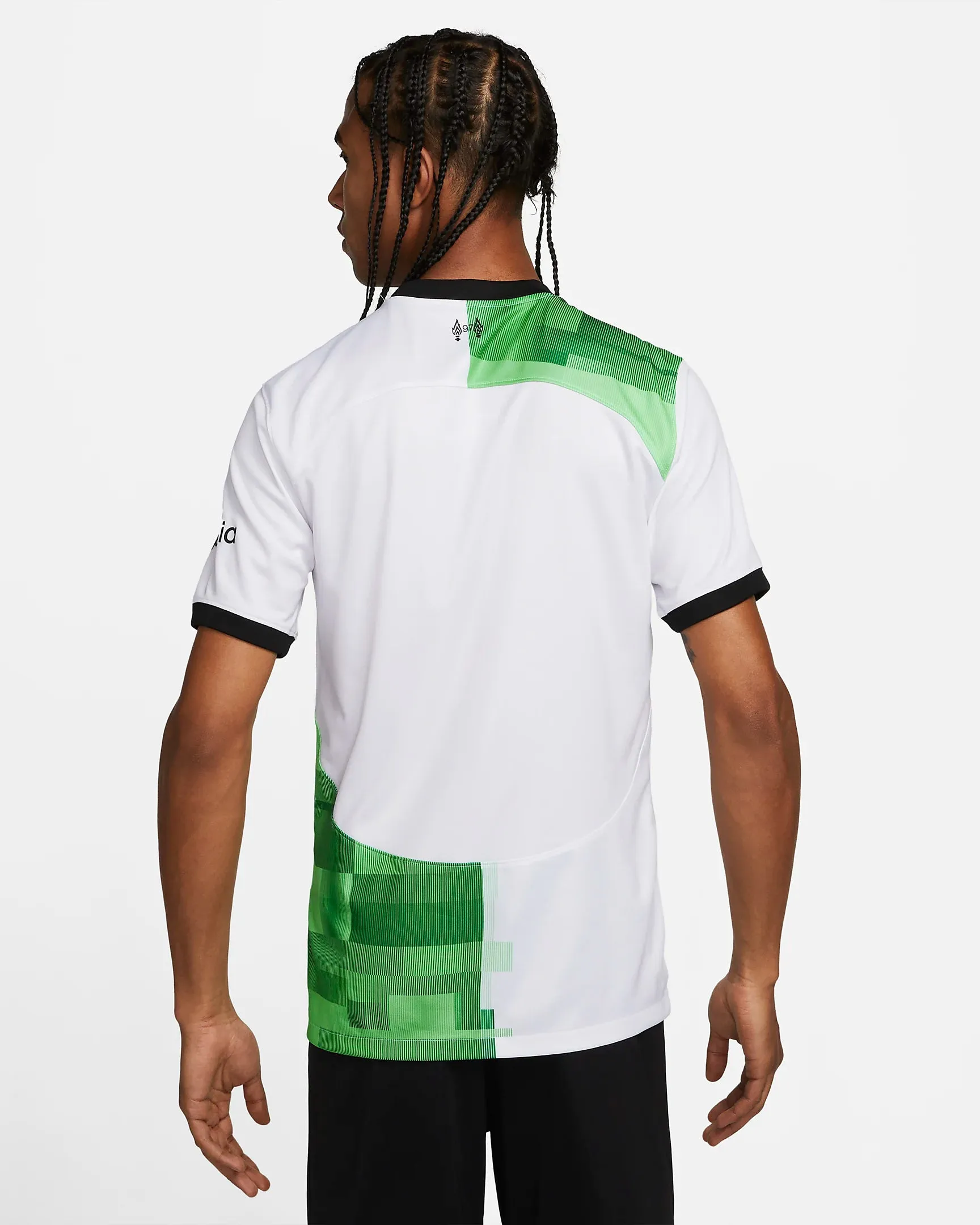 Maillot Extérieur Liverpool 2023/2024 - Blanc/Vert/Noir