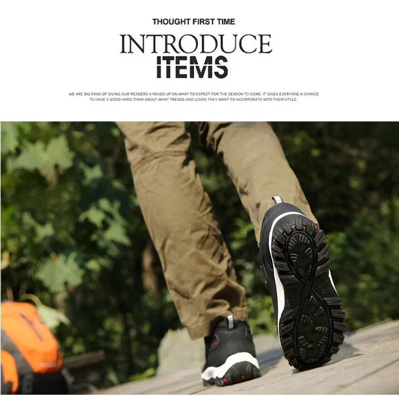 Men Travel Lightweight Hiking Sneakers