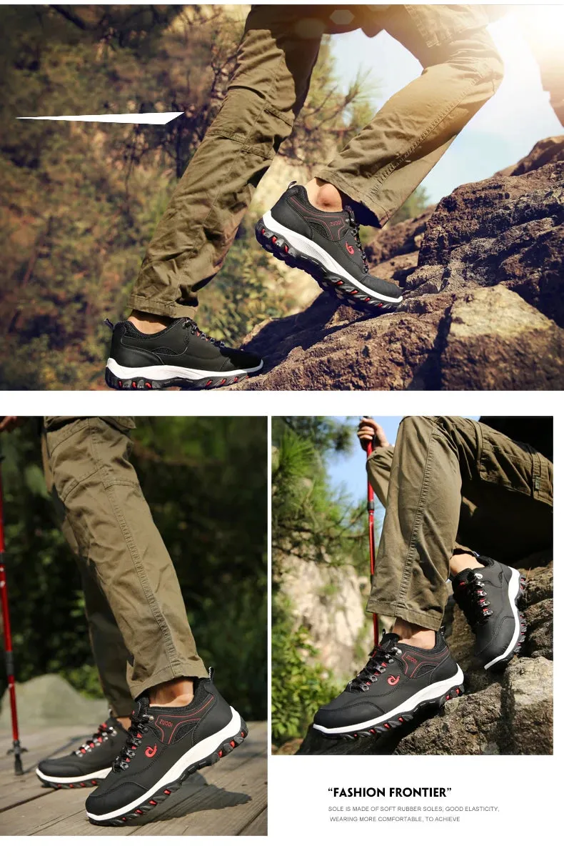 Men Travel Lightweight Hiking Sneakers