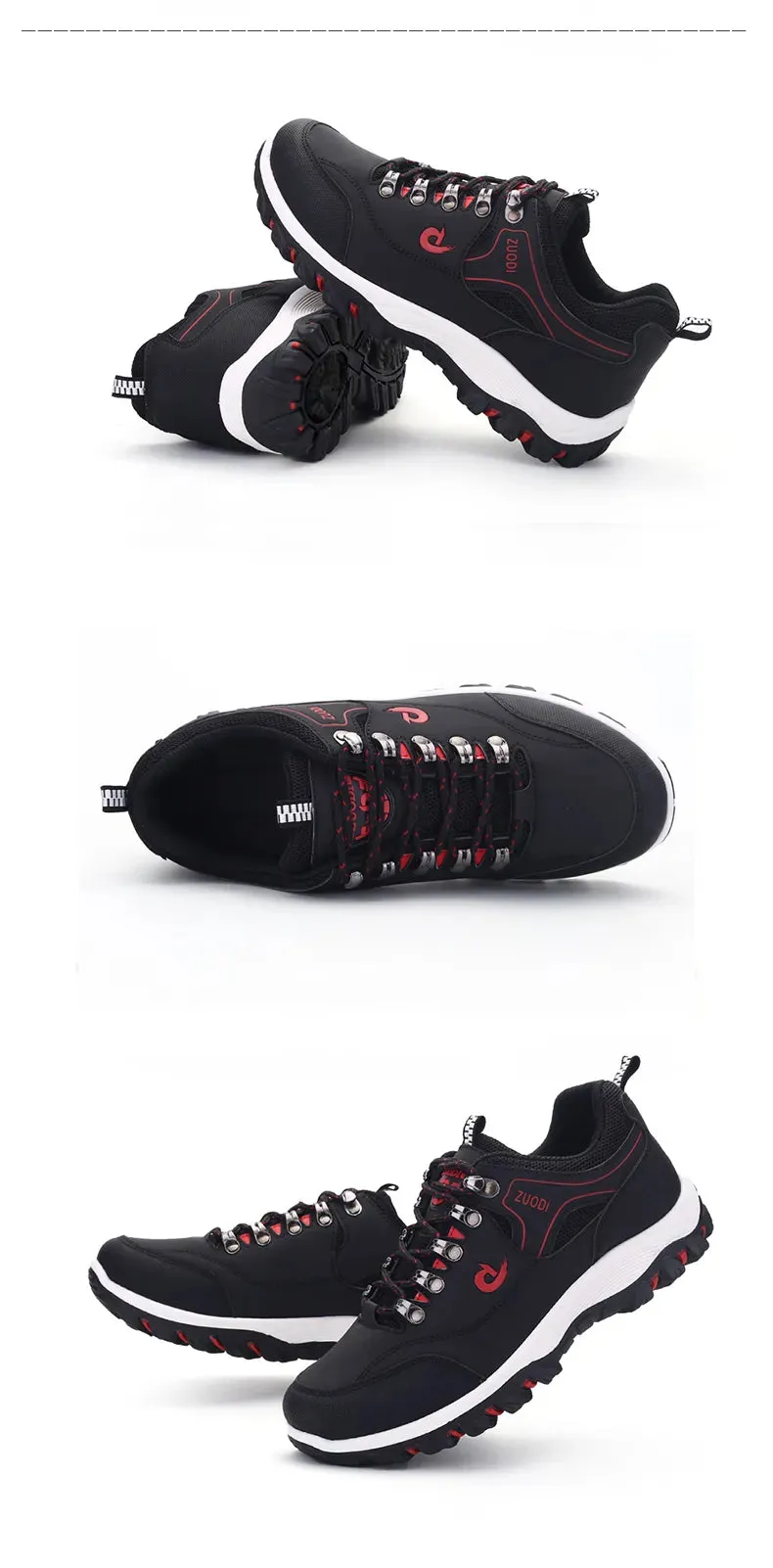 Men Travel Lightweight Hiking Sneakers