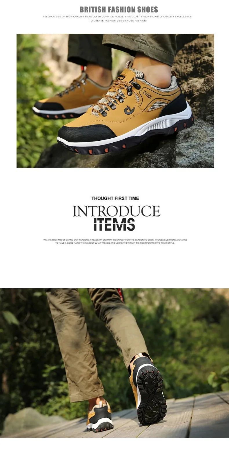 Men Travel Lightweight Hiking Sneakers