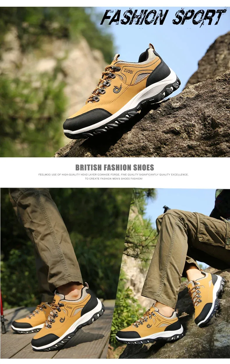 Men Travel Lightweight Hiking Sneakers