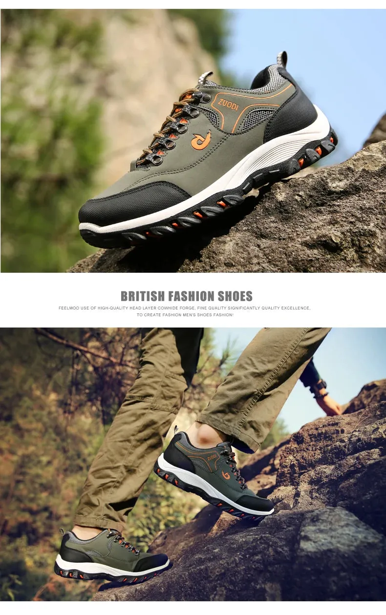 Men Travel Lightweight Hiking Sneakers