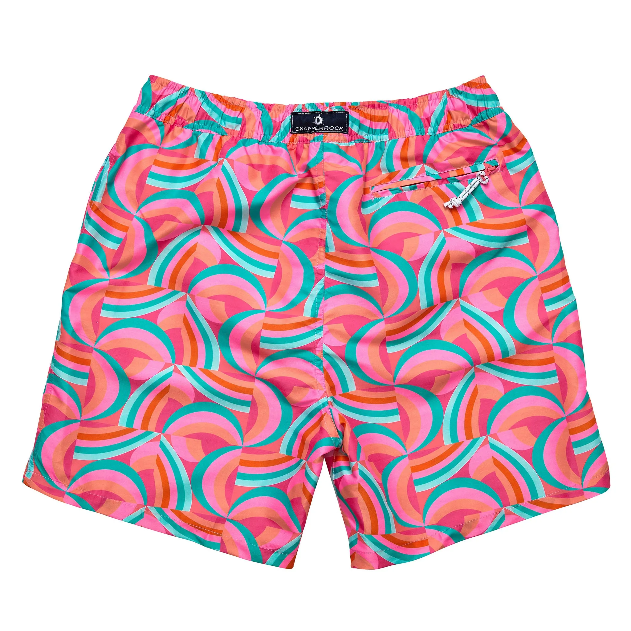 Mens Geo Melon Sustainable Swim Short