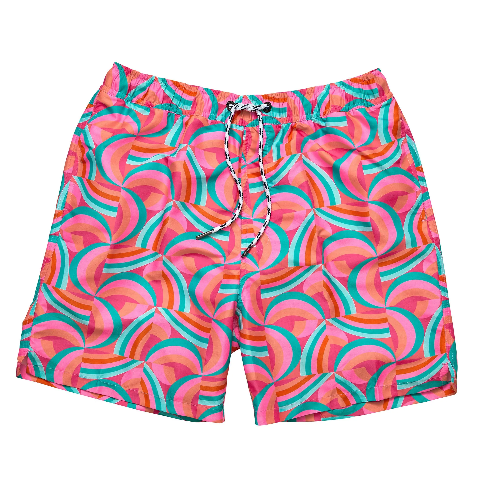 Mens Geo Melon Sustainable Swim Short