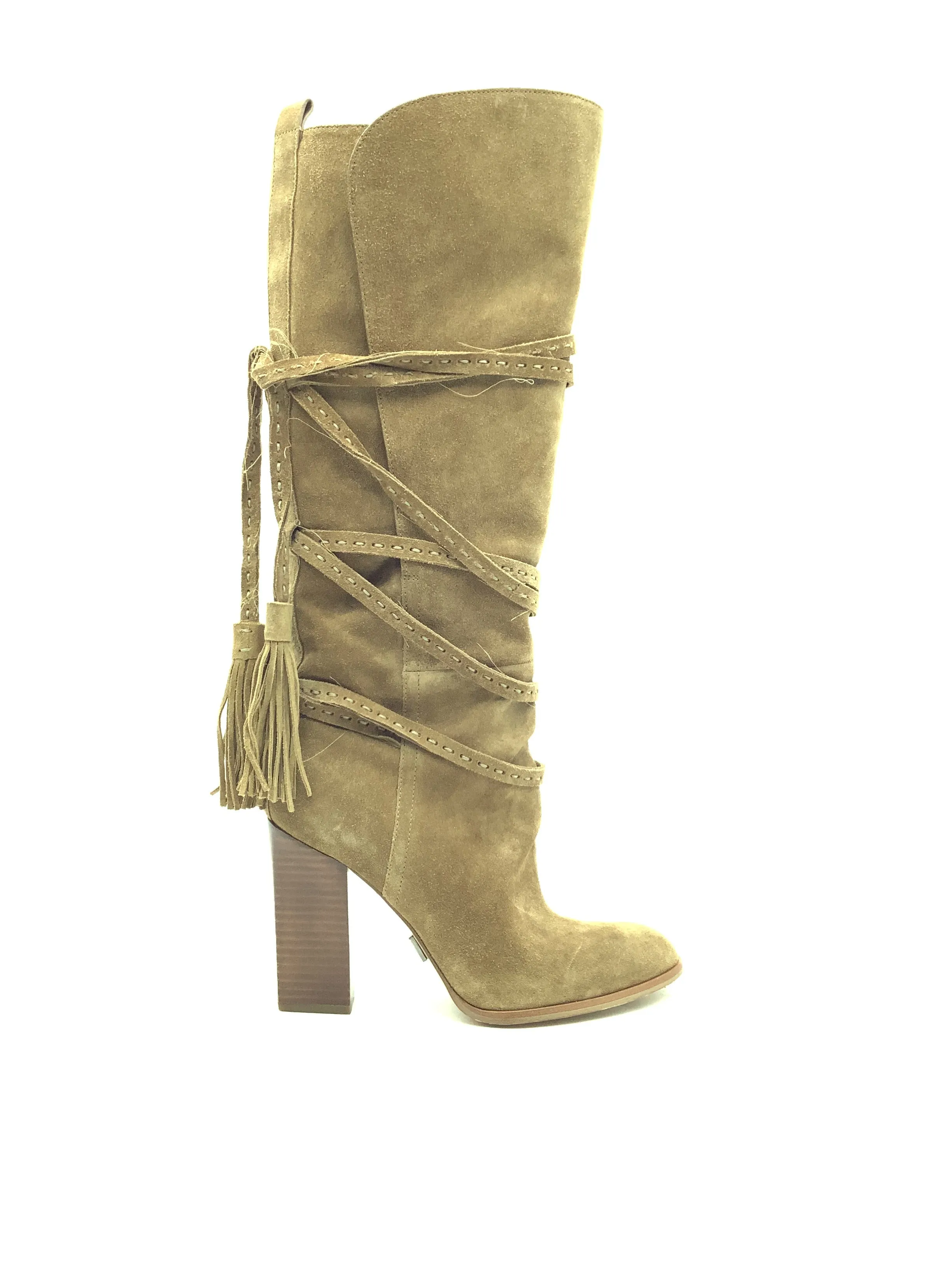 Michael Kors Boots Camel Suede Tall Heeled Size: US 9/EU 40