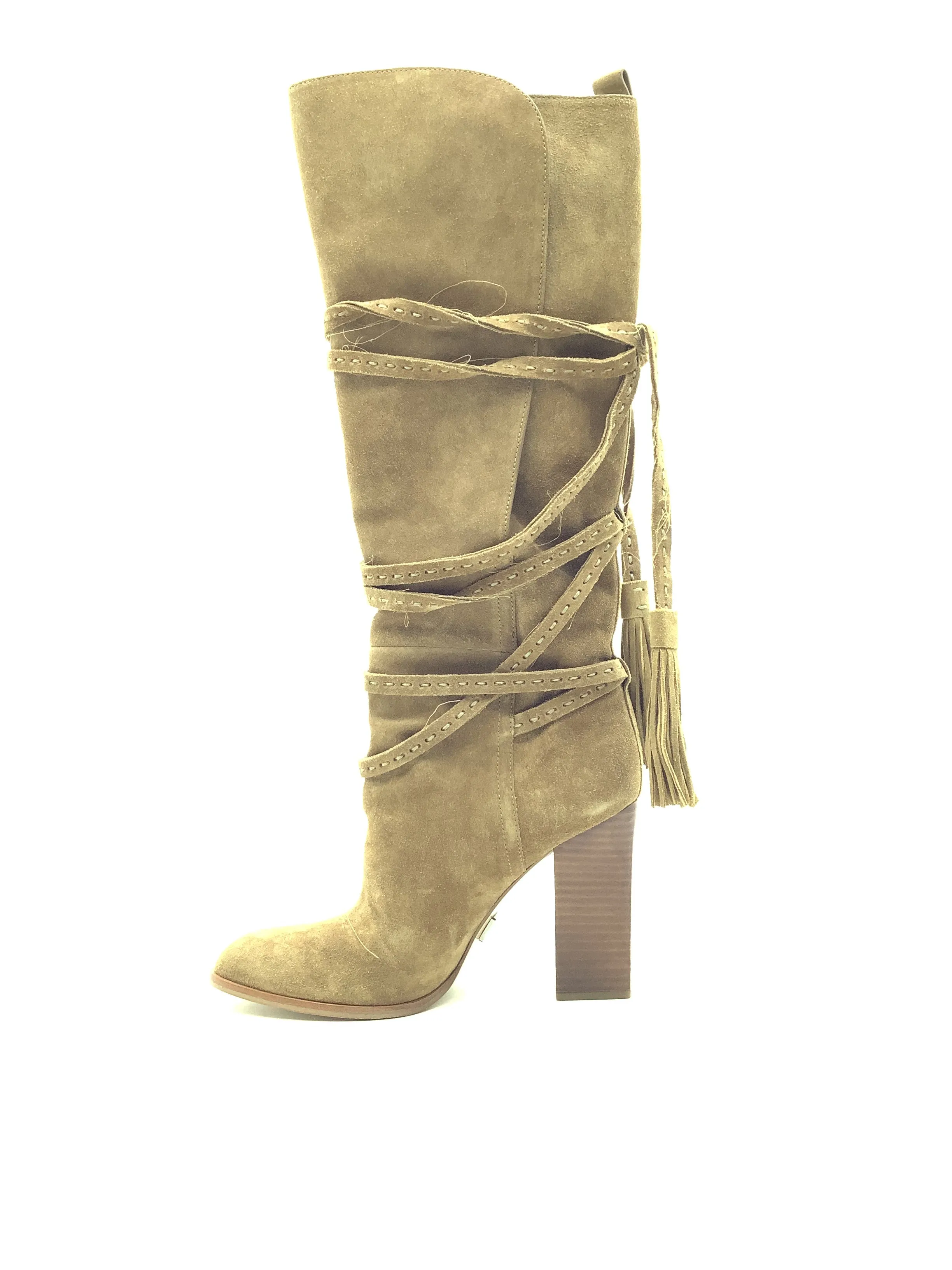 Michael Kors Boots Camel Suede Tall Heeled Size: US 9/EU 40