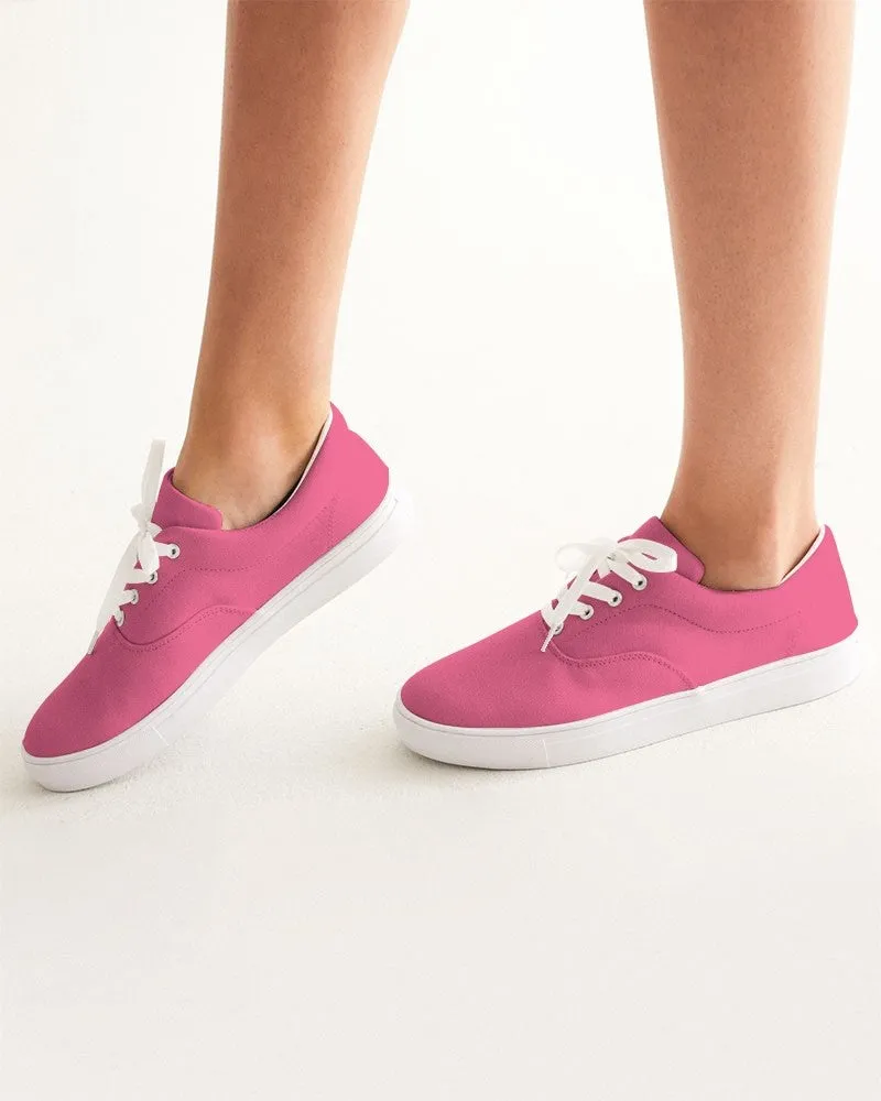 Midtone Pink Canvas Sneakers | Women's | C0M80Y20K0