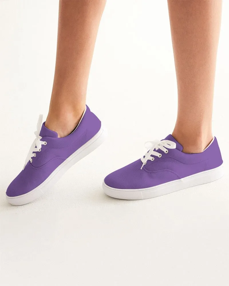 Midtone Violet Canvas Sneakers | Women's | C60M80Y0K0