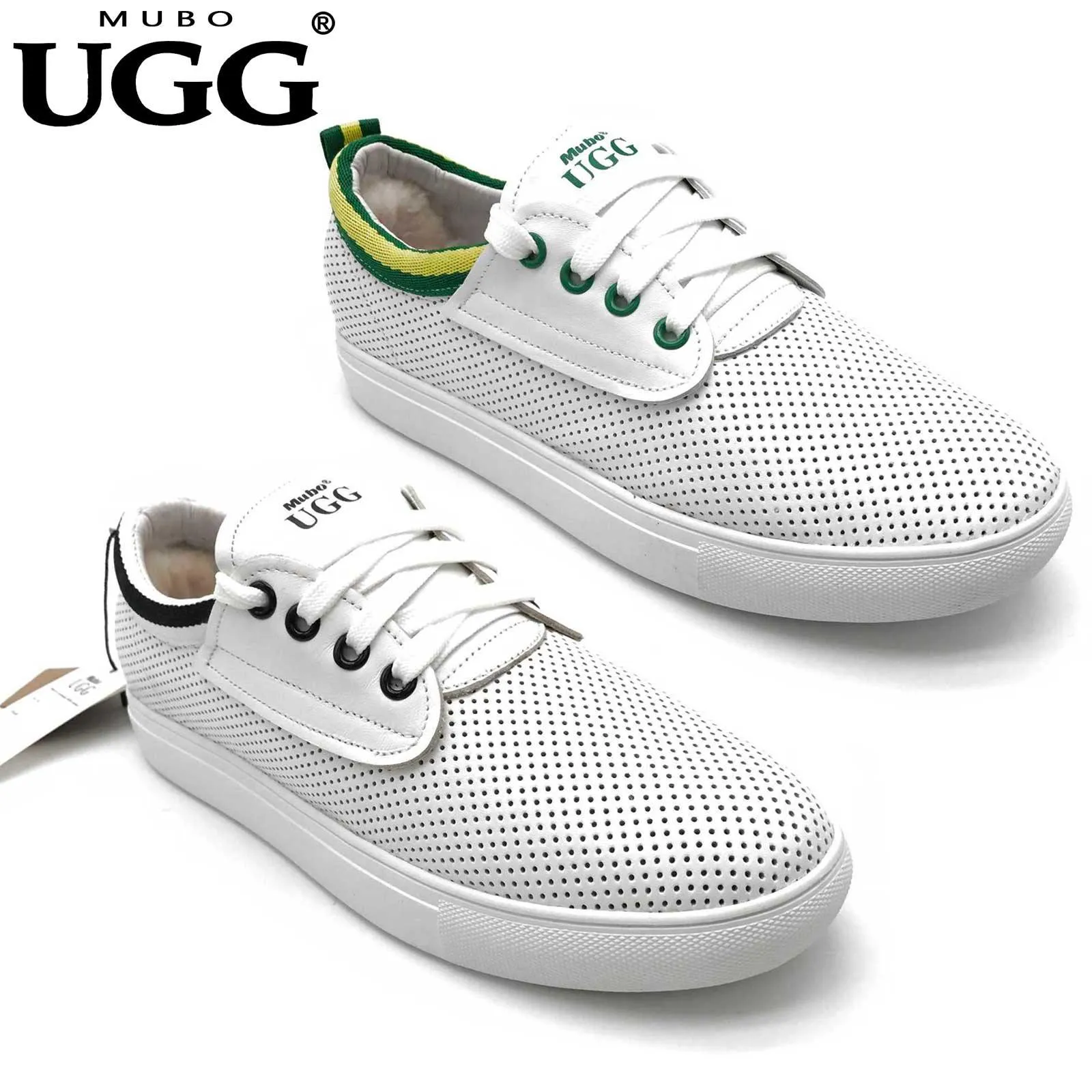 MUBO UGG Summer White Comfortable Breathable Sneakers