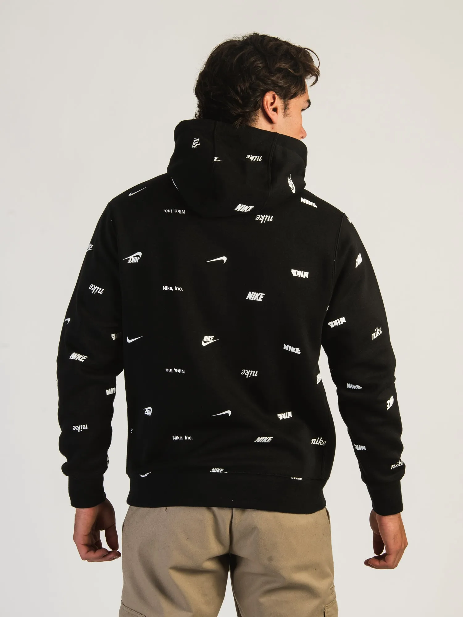 NIKE ALL OVER PRINT PULL OVER HOODIE