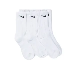 Nike Everyday Cotton Cushioned 3 Pack  Crew Socks - White