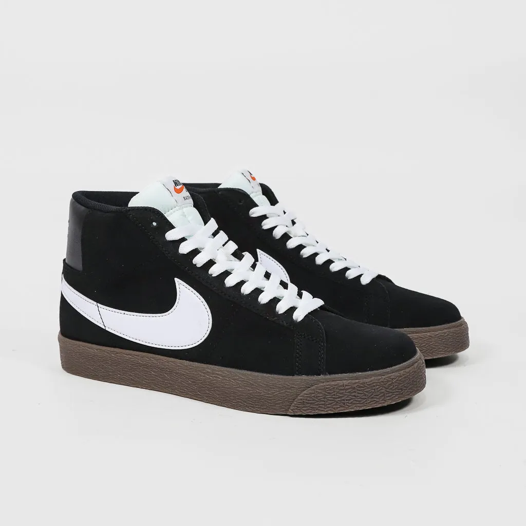 Nike SB - Blazer Mid Shoes - Black / White - Black - Sail