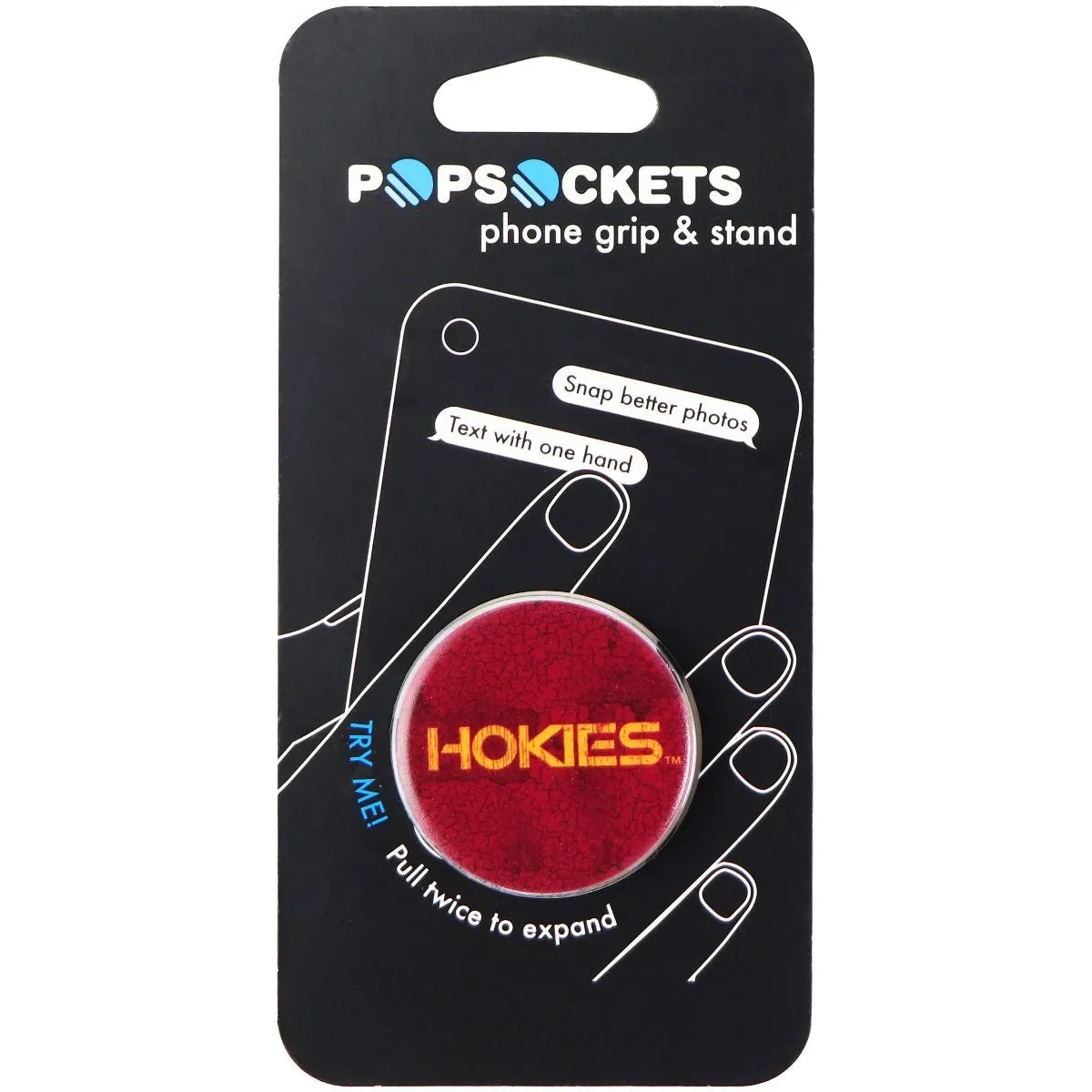 PopSockets Collapsible Grip & Stand for Phones/Tablets - Virginia Tech Heritage