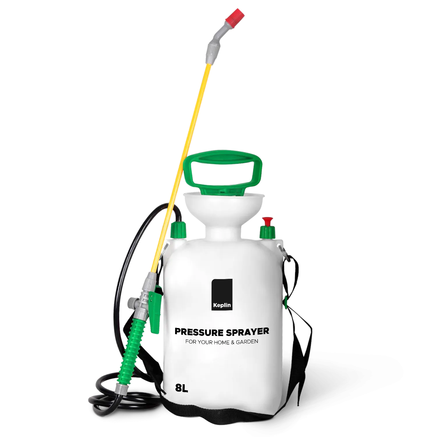 Pressure Sprayer for Gardening - Pump Action Garden Sprayer with Plastic Lance