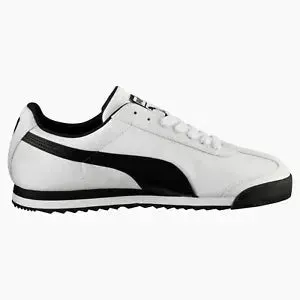 Puma Men's Roma Basic Shoes - White / Black