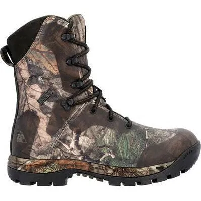 Rocky Men's Lynx 8" WP 1000G Outdoor Hunt Boot Mossy Oak RKS0627