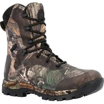 Rocky Men's Lynx 8" WP 1000G Outdoor Hunt Boot Mossy Oak RKS0627