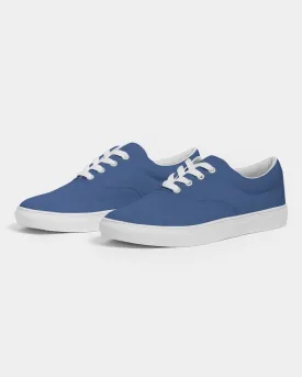 Shaded Midtone Blue Canvas Sneakers | Women's | C80M60Y0K30