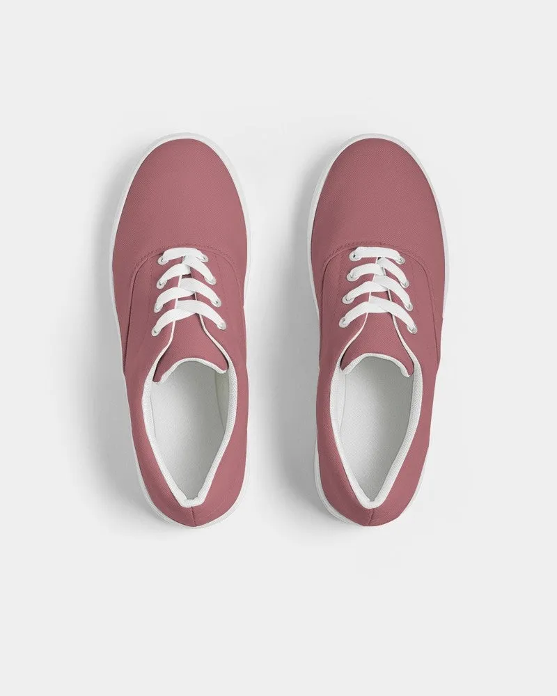 Shaded Pastel Pink Canvas Sneakers | Men's | C0M60Y30K30