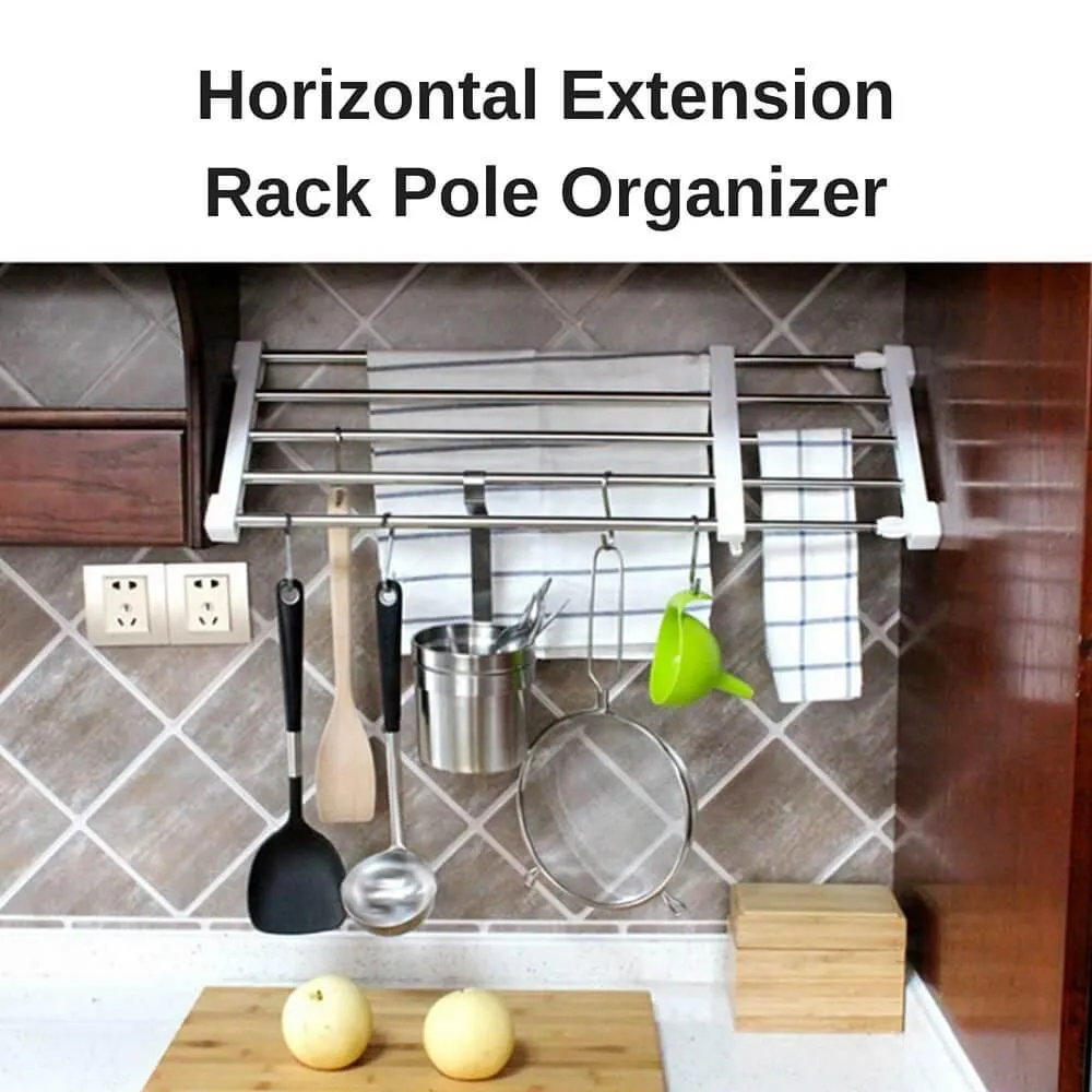 Shoppy Horizontal Extension Rack Pole Organizer