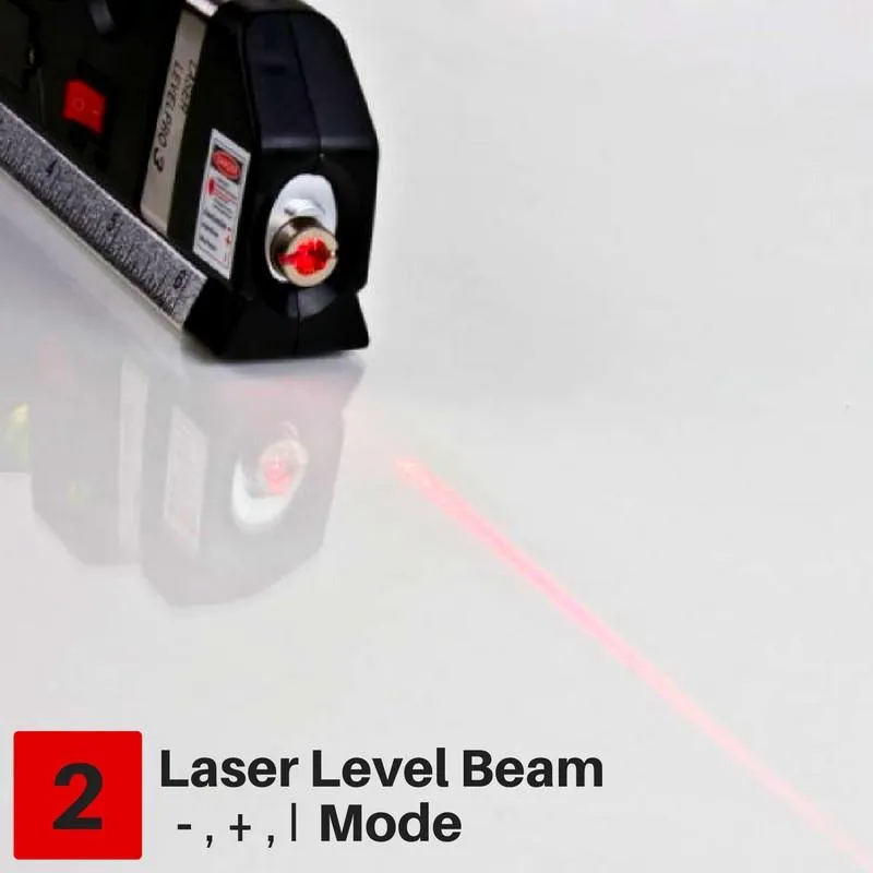 Shoppy Laser Line Level with Measuring Tape