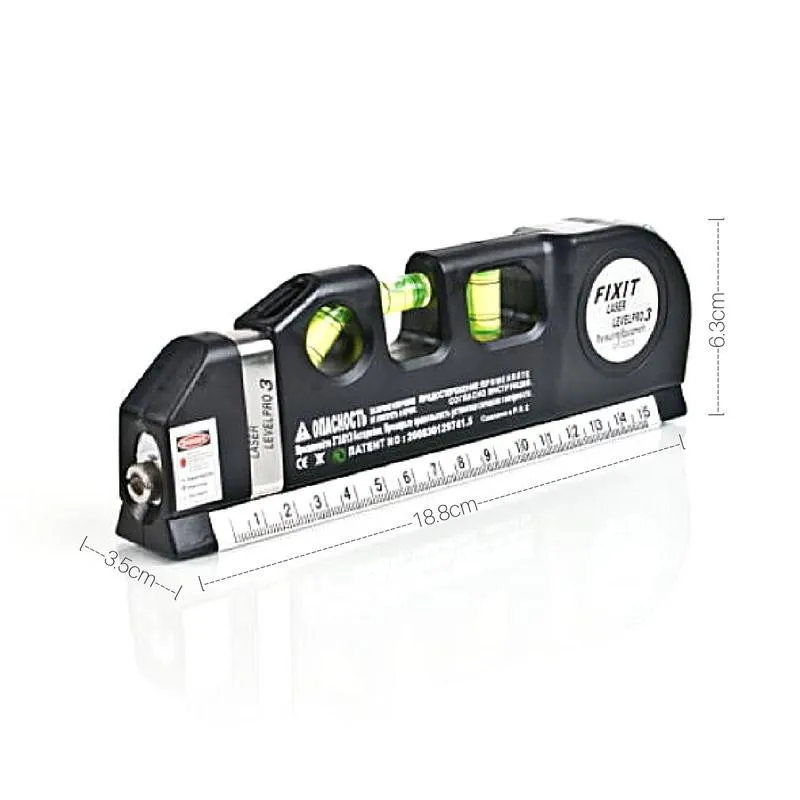 Shoppy Laser Line Level with Measuring Tape