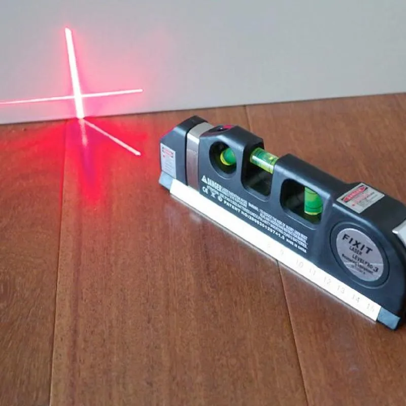 Shoppy Laser Line Level with Measuring Tape