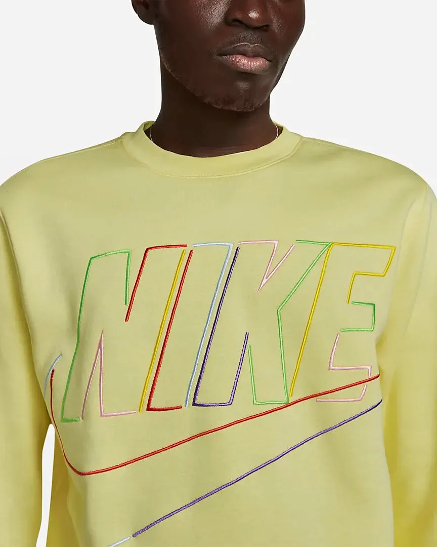 Sweat Nike Club Fleece  - Jaune