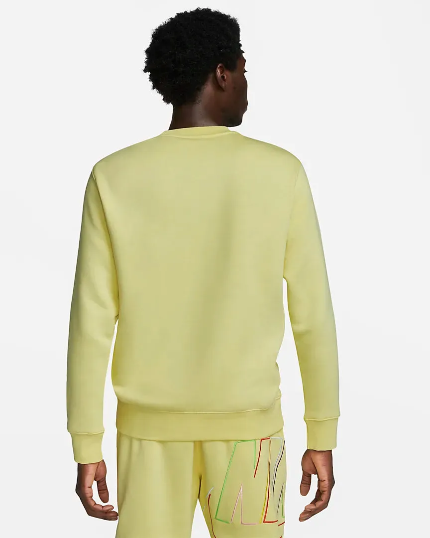 Sweat Nike Club Fleece  - Jaune