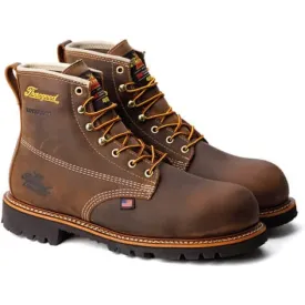 Thorogood Men's American Heritage 6" Waterproof Work Boot -Brown- 804-4514