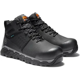 Timberland PRO Ridgework Mid Comp Toe WP Hiker Work Boot Black - TB0A1KBW001