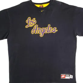 VINTAGE NIKE NBA LA LAKERS TEE SHIRT SIZE 2XL